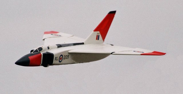 Avro Arrow coming into land